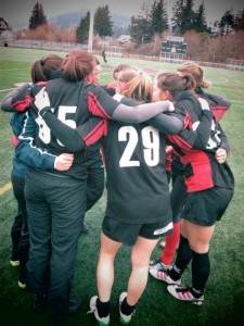 Marchak working with teammates