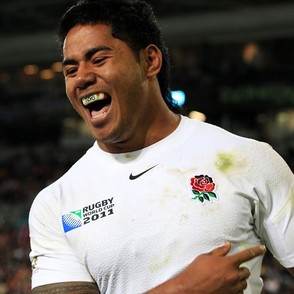 Manu Tuilagi wearing an Opro gumshield